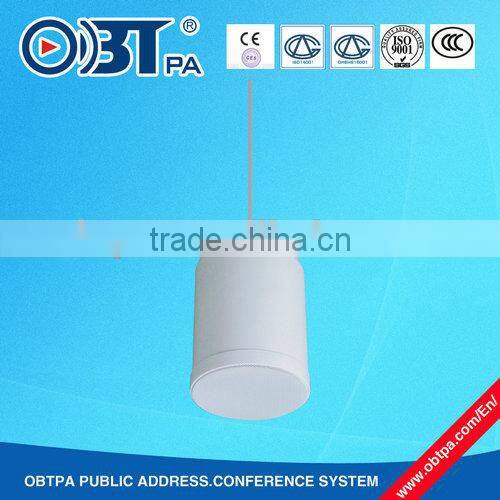 Elegent ball hanging ceiling loudspeaker 100v 20w for coffee shop,shopping mall,lobby
