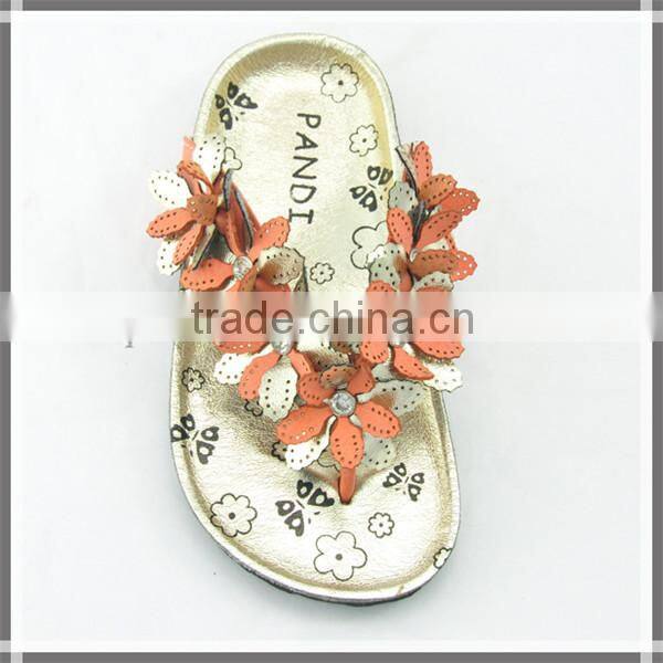 High quality child nude beach slipper and fashion kids beach slipper