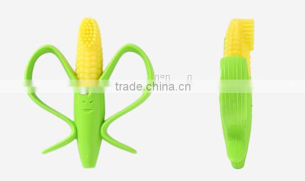 Wholesale Food Grade Custom silicone baby toothbrush teether
