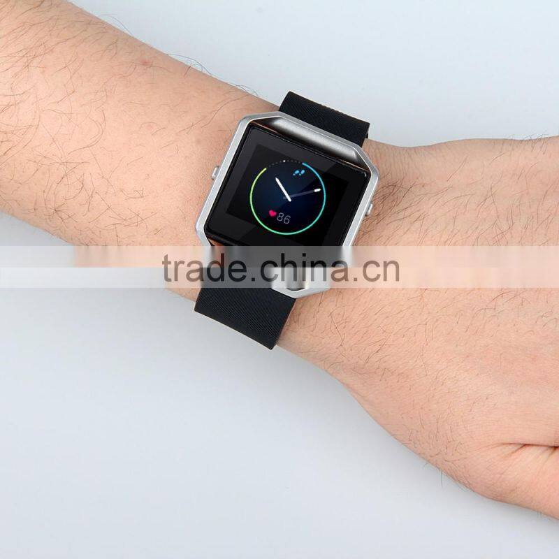 2016 New Arrival Silicone Watch Strap Adjustable Wrist Watch Band for Fitbit Blaze