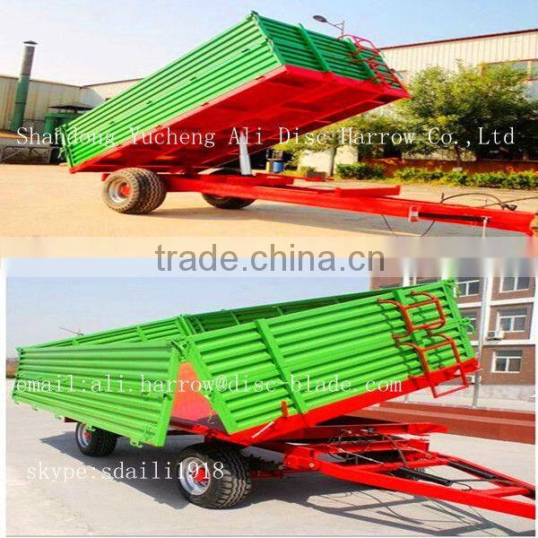 7CX-8T 4 wheel farm trailer for sale for Africa market 2016 ON PROMOTION