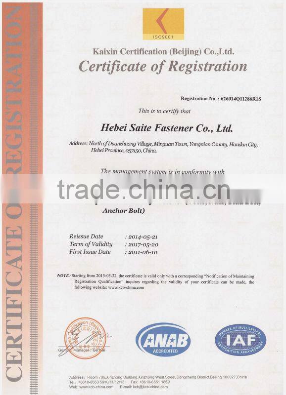 Saite Fastener, thread rod thread bar,anchor bolt,all threade rod,all threaded bar