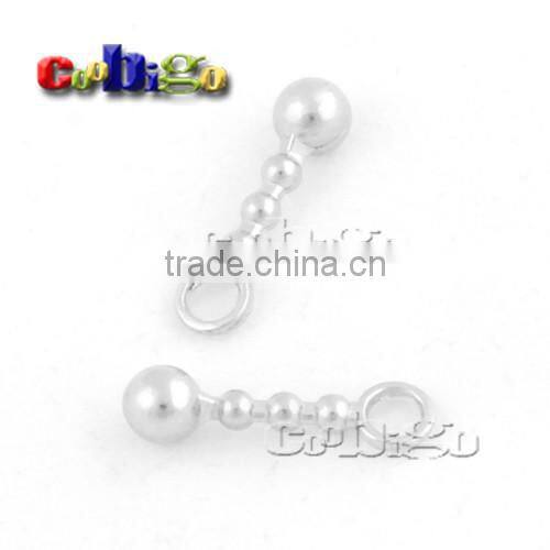 Metal Ball Chain Zipper Pull Tap Zinc Alloy Nickel For DIY Zipper Sliders #FLQ163