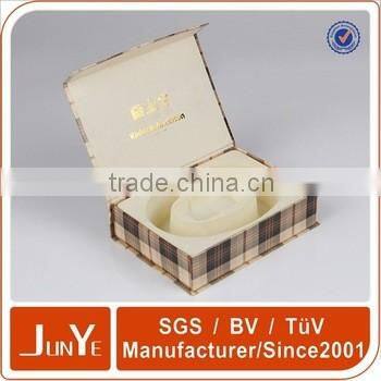 matt black long belt packaging box with logo printed