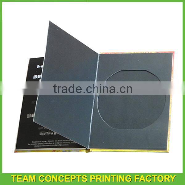 Black color cd box set packaging for retail