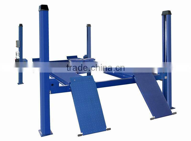 Top Quality Portable Hydraulic 4 Post/Column Car Lift /Hoist Washing and Repairing Equipment