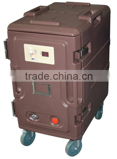 116 ltr Coffee Color Insulated Heated Storage Cabinets