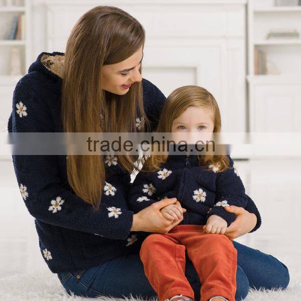 DB1981 dave bella autumn family wear woman chenille coat