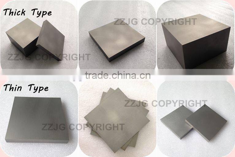 Stocks Here HIP Sintered YG15 Tungsten Carbide Plate