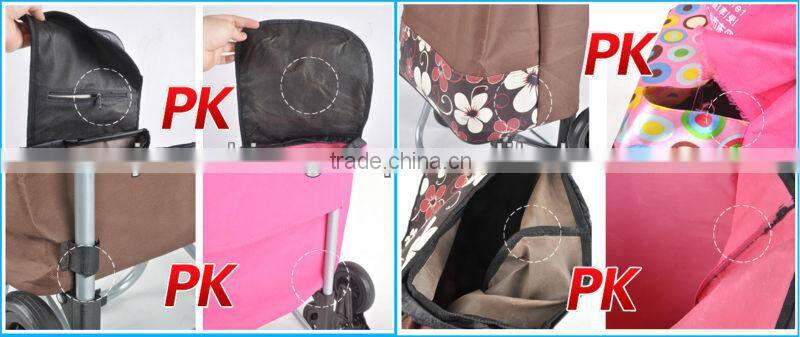 Stair climbing shopping trolley cart with chair