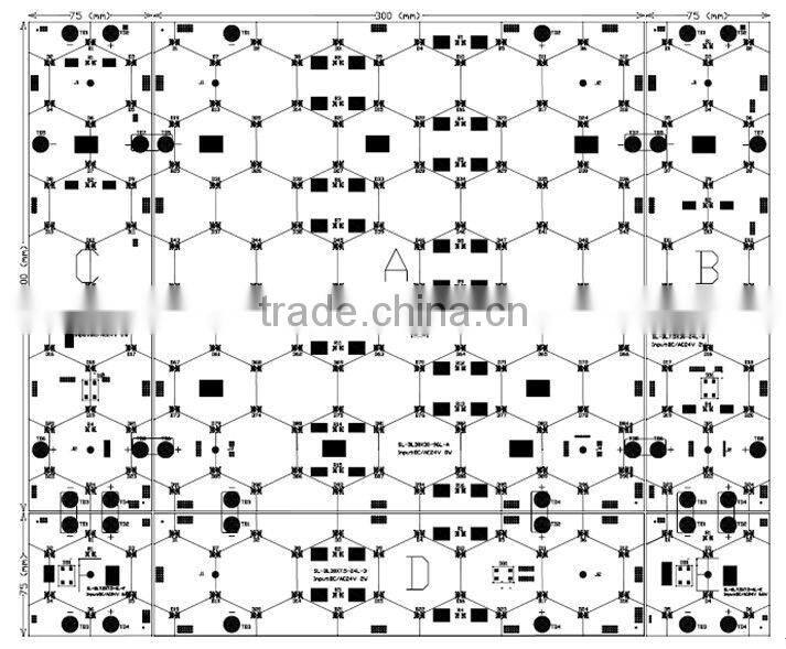 Back led panel light for advertising light box