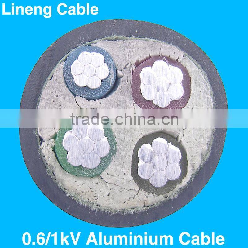 Hebei Lineng Low Voltage Aluminium 4 Core 95mm Power Cable