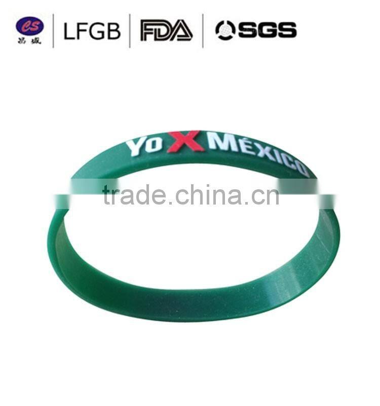 Cheap Rubber Good quality adjustable silicone wristband