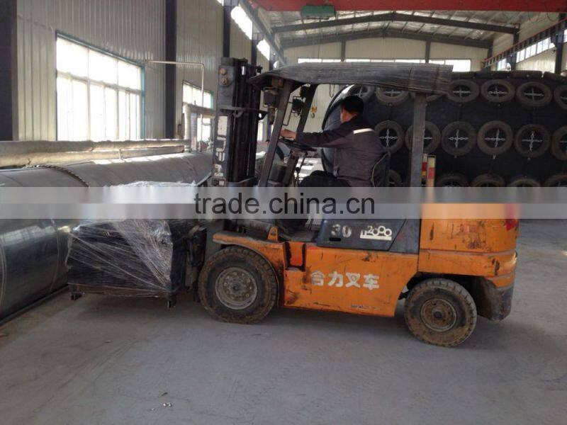 High energy absorption D type rubber fender made in China