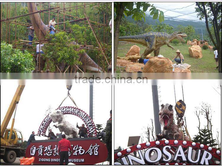 HLT walking triceratops dinosaur Kids ride