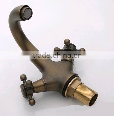 Electroplating Antique European Style Bathroom Basin Faucet Sink tap