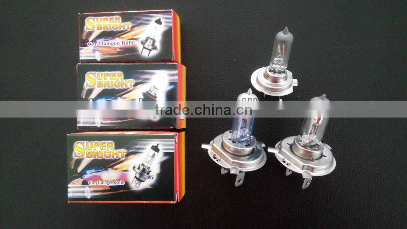 car halogen bulb h4 12v100/90w halogen bulb 500hours