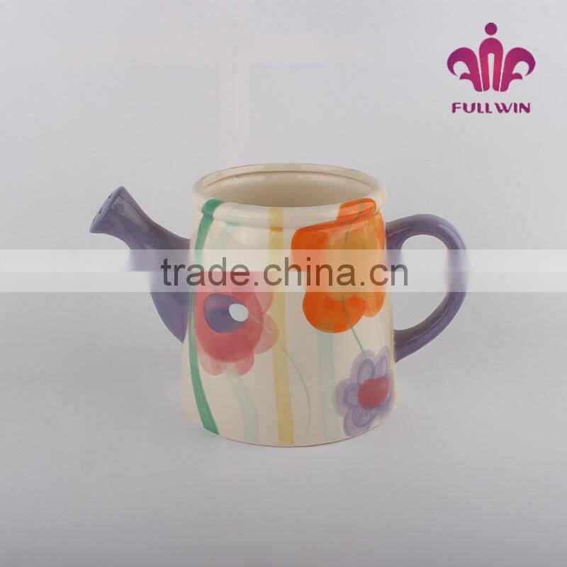 flower pattern ceramic watering can garden watering can