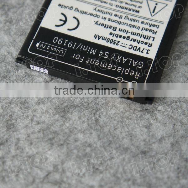 2500mAh Cell Phone battery for Samsung S4 mini i9190