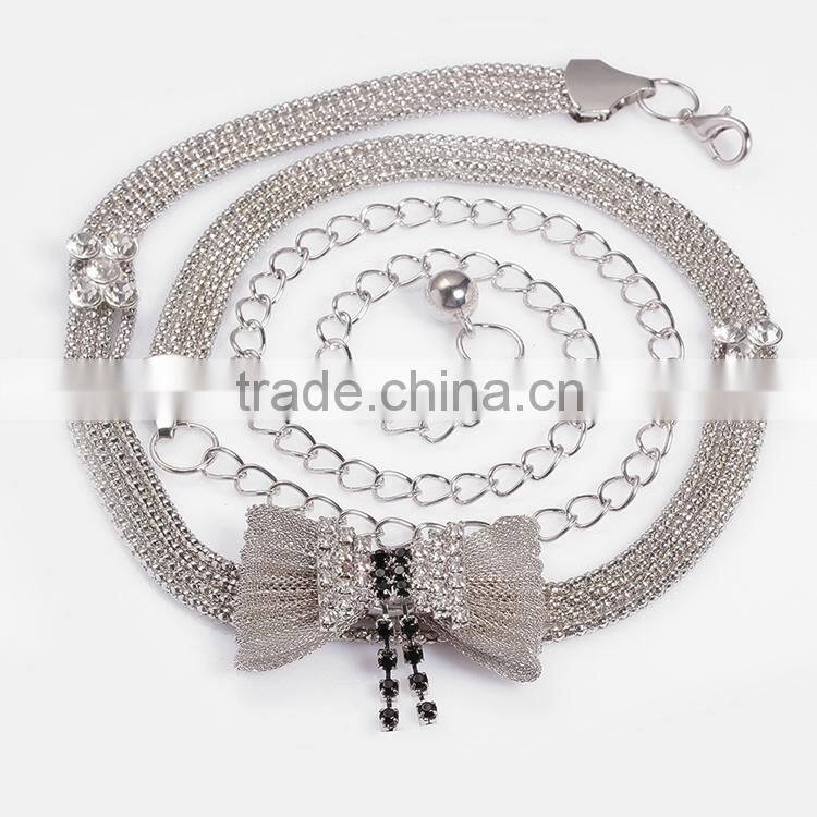 Wholesale fashion women chain belts Brightness F1-80099