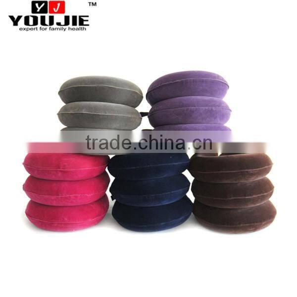 Factory direct clinic healthcare adjustable soft neck support cushion with air pump