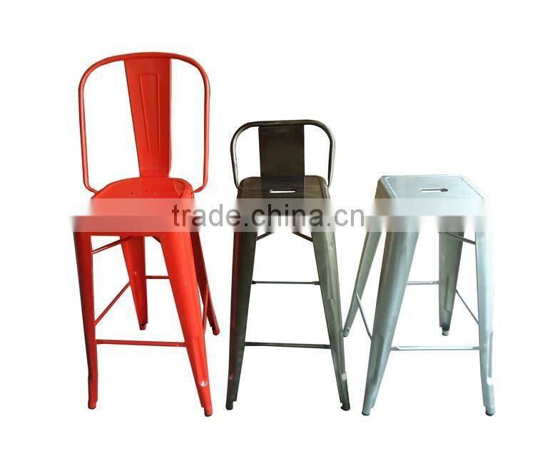 Commercial Use Metal High Stool Chair for Bar Furniture