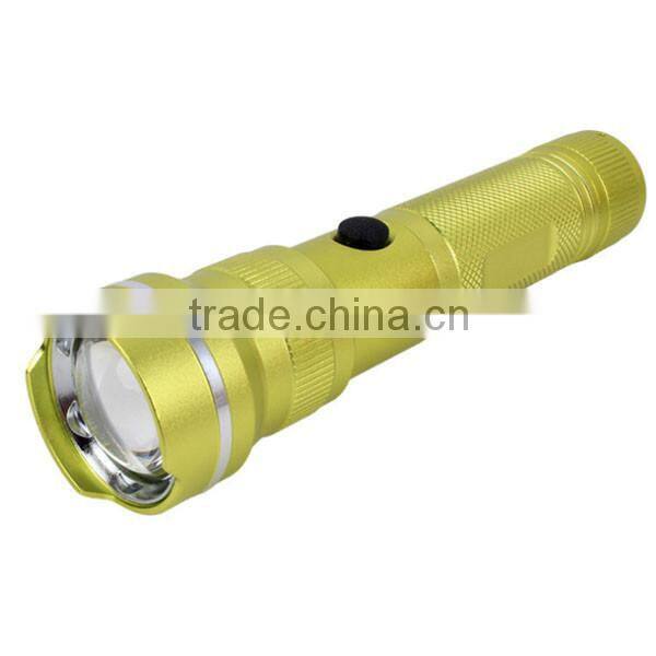 Portable XM-L T6 USB power bank rechargeable led flashlight