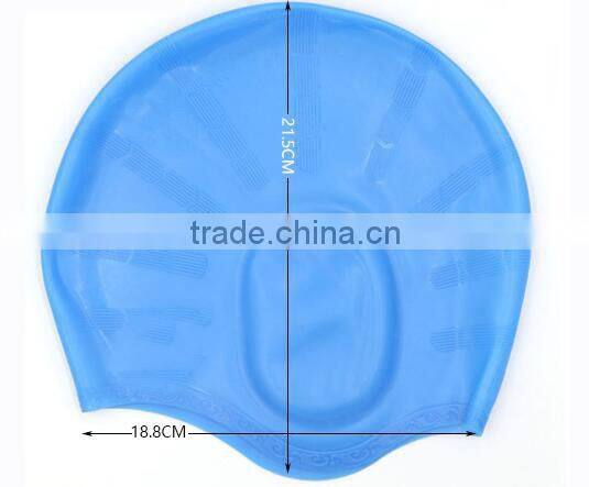2016 Custom logo adult kid size silicone swim cap,professional silicone swimming cap manufacturer
