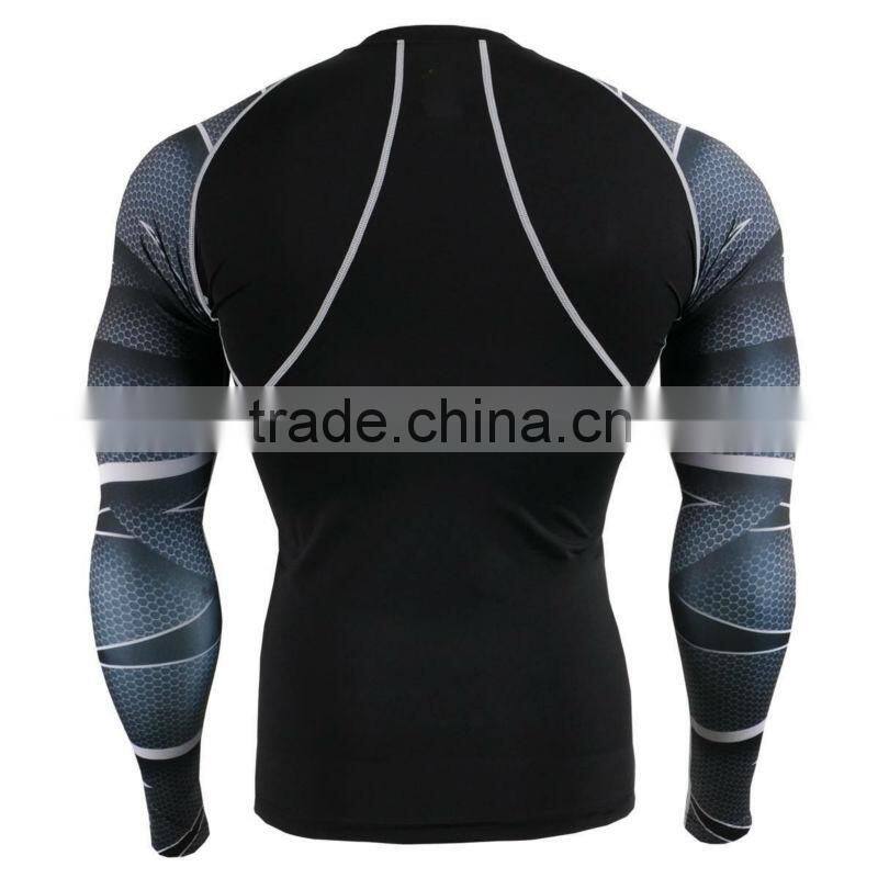 Compression shirt base layer training wear running top