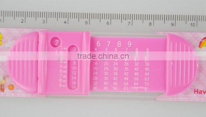 sliding ruler, plastic ruler triangle protractor set