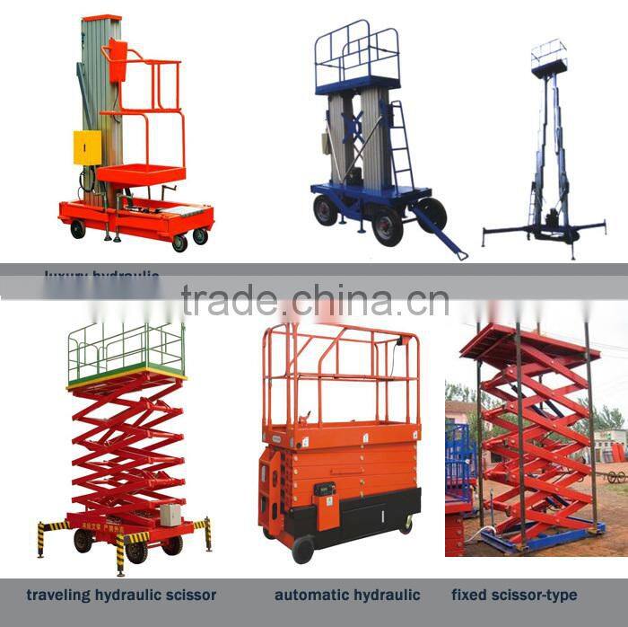 100kg aluminum hydraulic raising platform