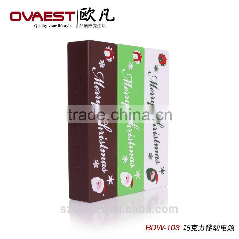 2015 shenzhen gift model cheap price portable power bank charger