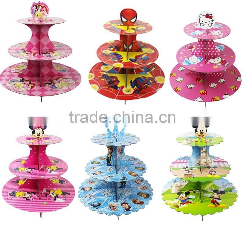 3 Tier Cake Stand Cupcake Stand For Happy Birthday Cake