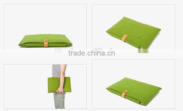 Fashionable Canvas Fabric 15 Inch Laptop Notebook Ultrabook for macbook Sleeve Case Bag