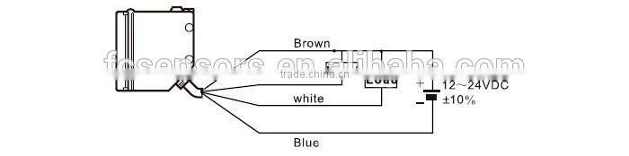 BSG 100mm sensing distance photoelectric switch sensor