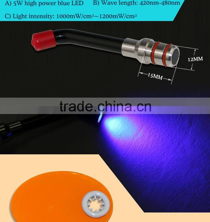 high quality metal case wireless valo led curing light