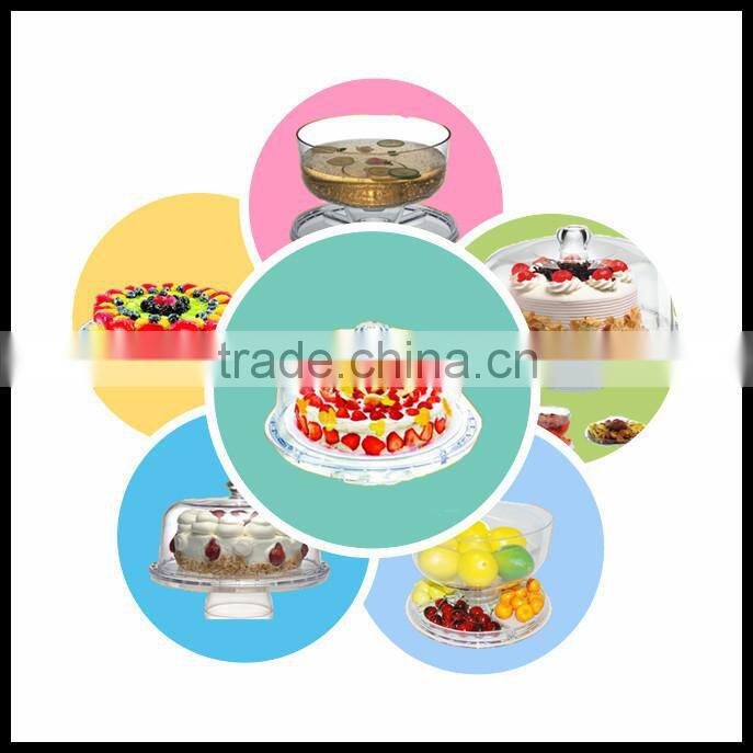 LANYI Factory Sale Custom Cake Desert Stand With Dome Cake Display Stand