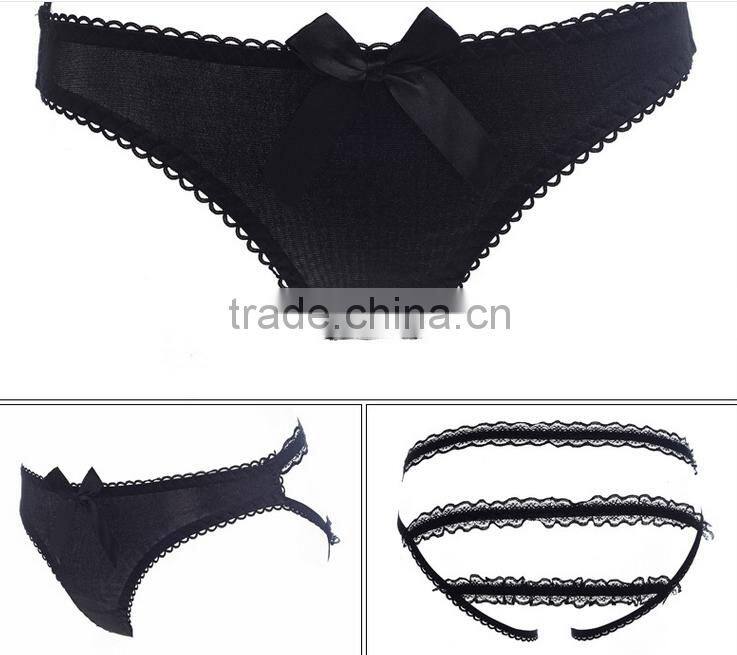 Women Ladies Sexy Open Crotch G-string Panties Briefs Thongs Lingerie Underwear