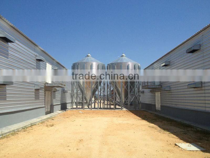 galvanized metal chicken house design for poultry farm