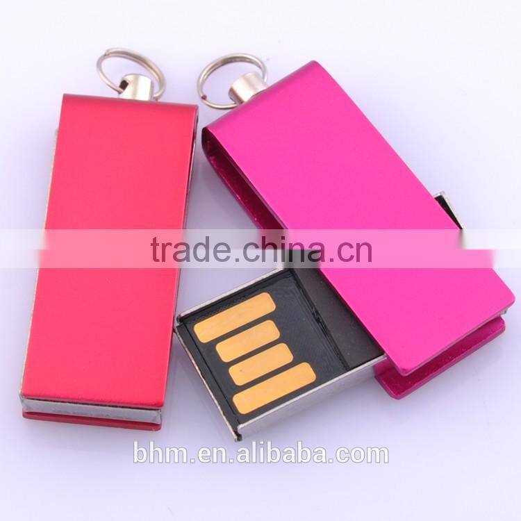 Popular USB 2.0 swivel metal usb flash memory,4GB/8GB/16GB USB flash drive