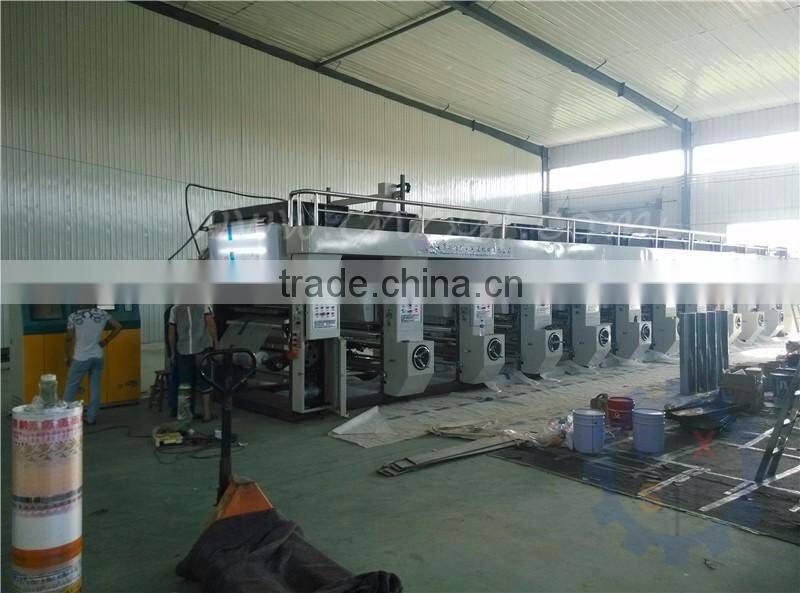 10 color rotogravure printing machine