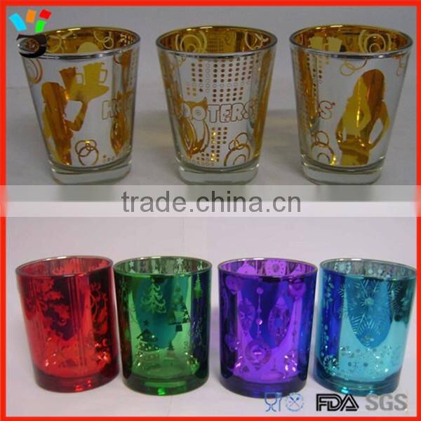 Loving Memory Personalized Home Decoration Laser Engraving Glass Candle Holder