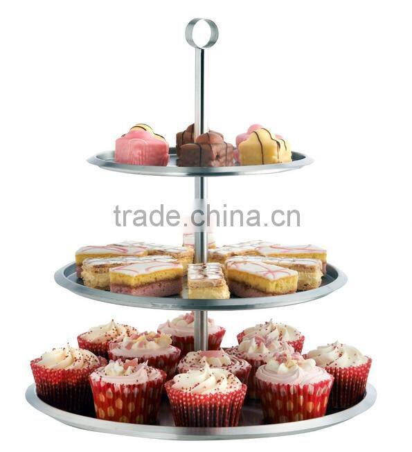 cake/fruit set by restaurant home with Stainless Steel