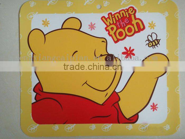 Cartoon design plastic placemat