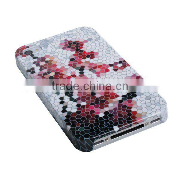 plum flower design cell phone cover for iphone 4