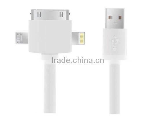 Lancom Multi-function cable, 3 in 1 usb cable, usb cable for mobile phone
