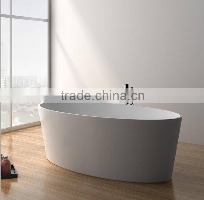 artificial stone bathtub, acrylic solid surface bathtub freestanding bathtub