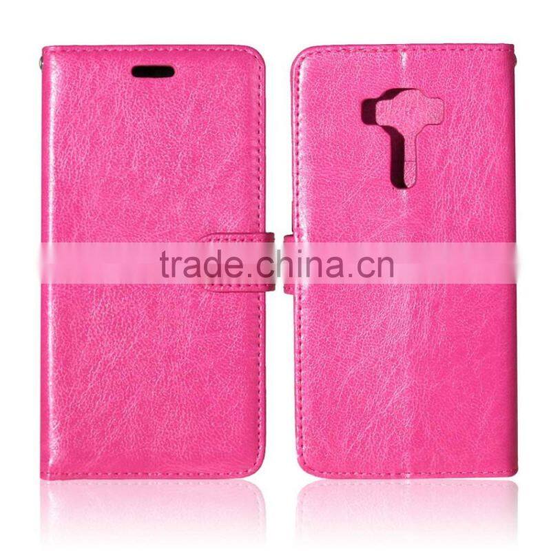 Cell Phone PU Leather Flip Card-slot Case for ASUS ZenFone ZD552KL