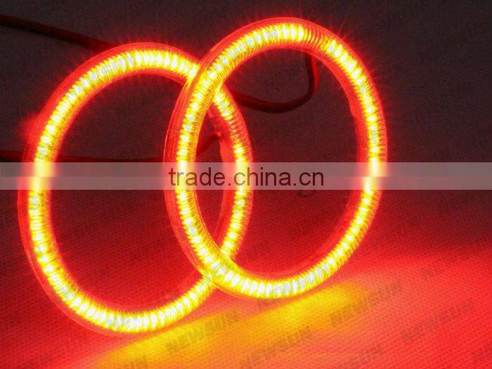 72mm 6.9W high power 3014 SMD led auto angel eyes light for all car 7000K ultra bright 72mm led angel eyes led halo light
