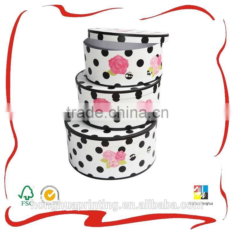 round paper packaging cake box